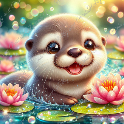 Baby Otter Seerosen