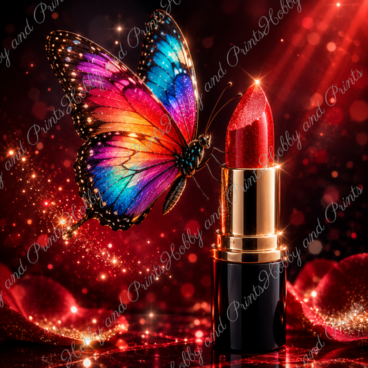 Schmetterling & Lippenstift