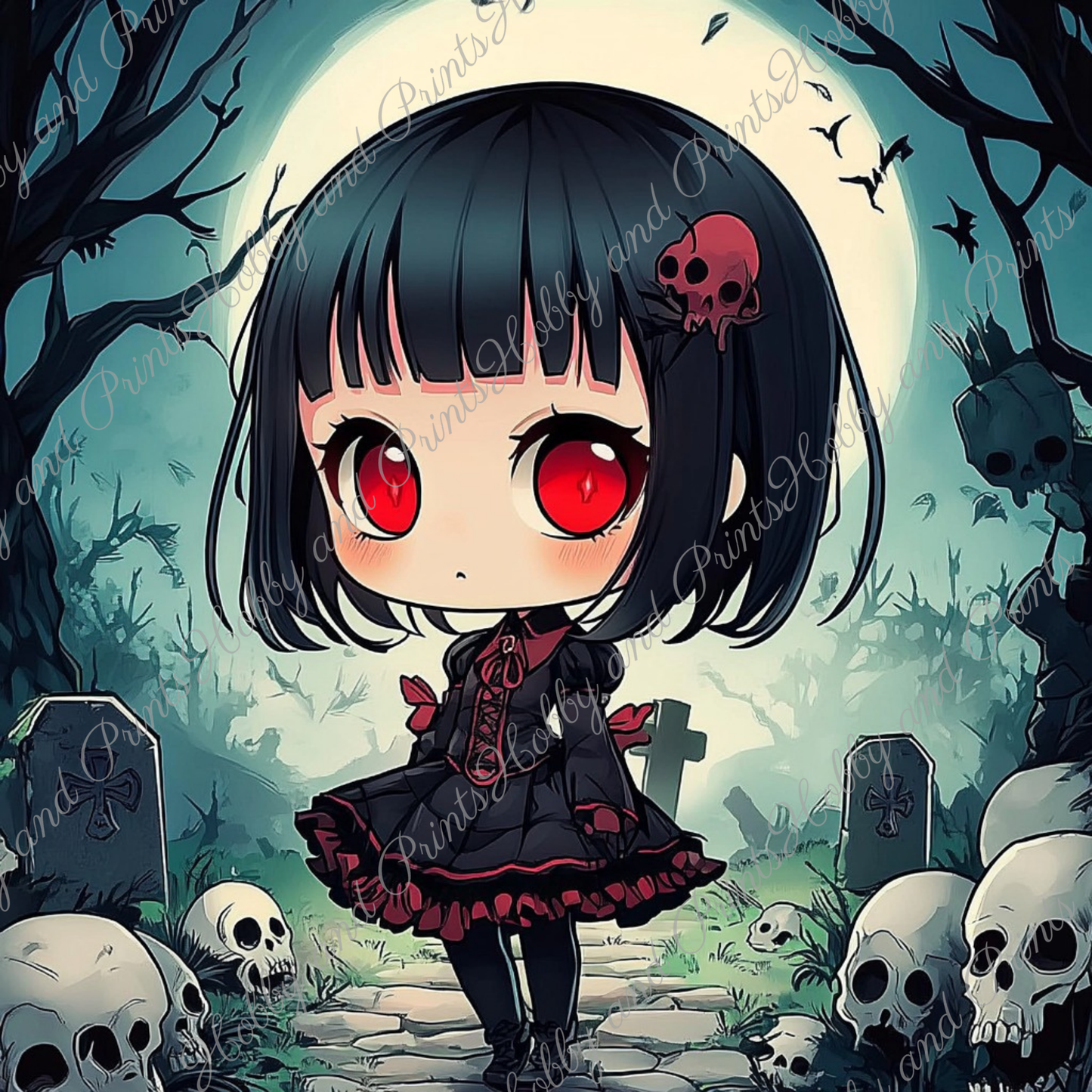 kleines Gothic Mädchen