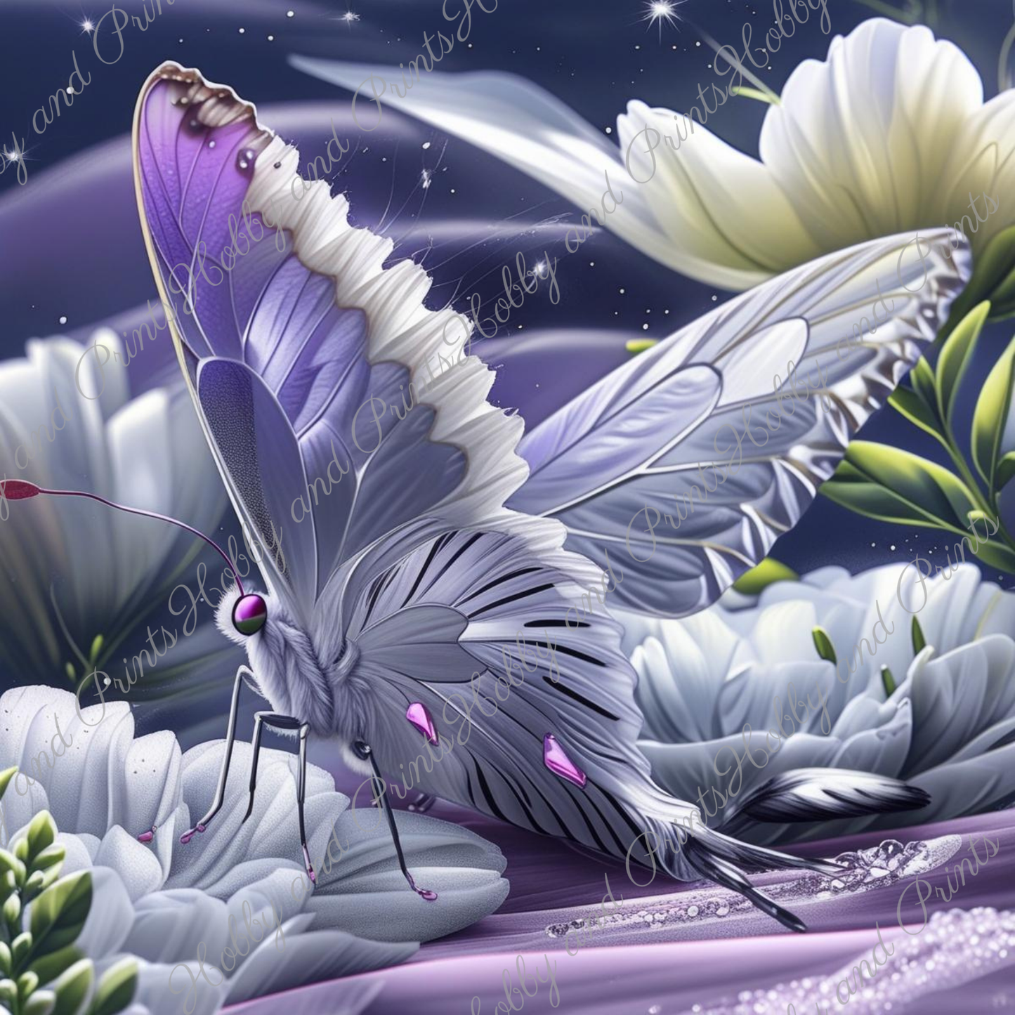 weißer Schmetterling im Traumland