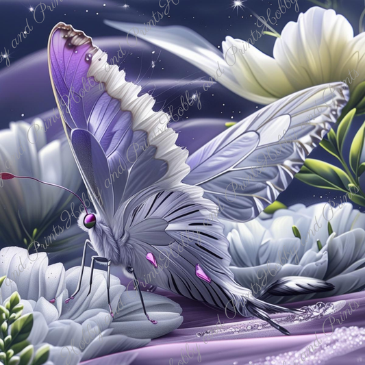 weißer Schmetterling im Traumland