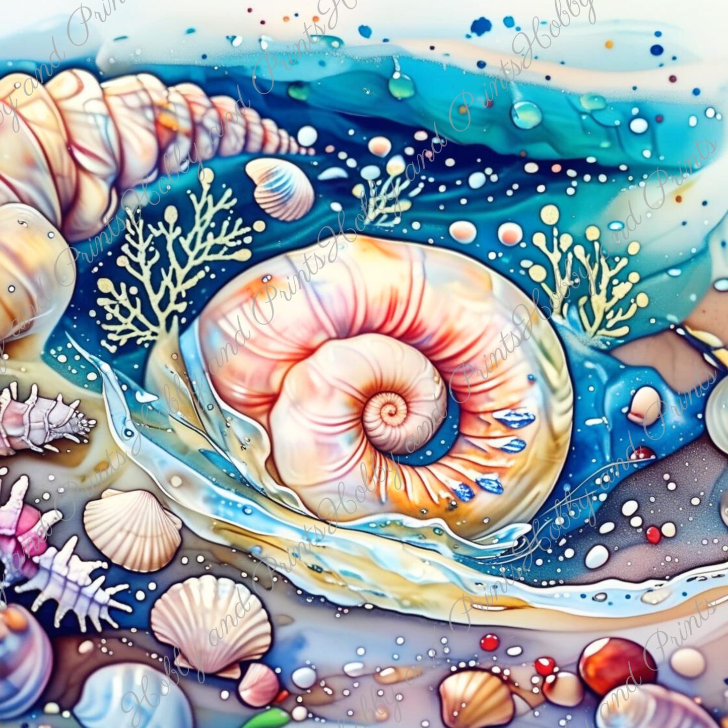 Unterwasserwelt am Meeresgrund