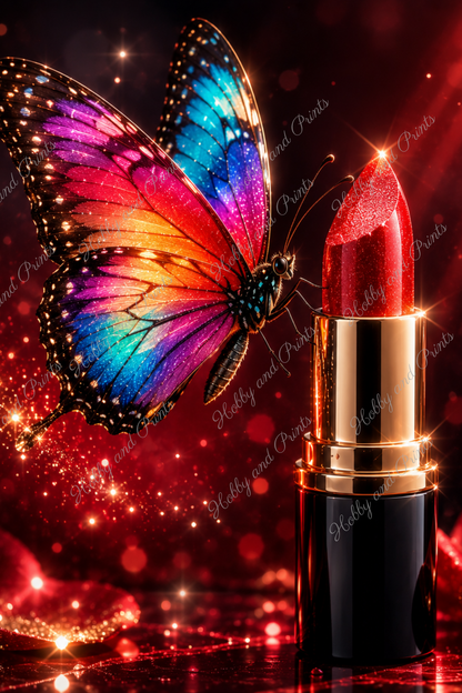Schmetterling & Lippenstift