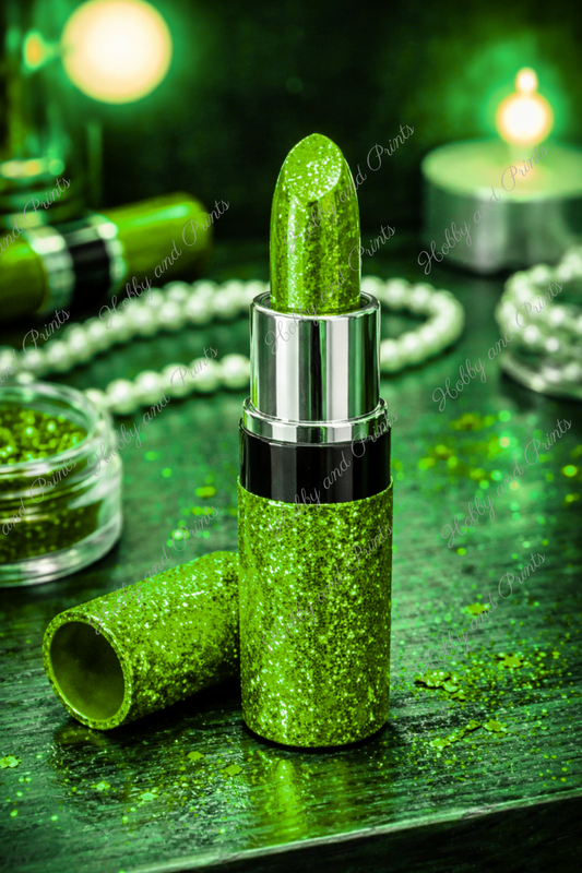 Grüner Lippenstift – Luxus Glamour Make-up
