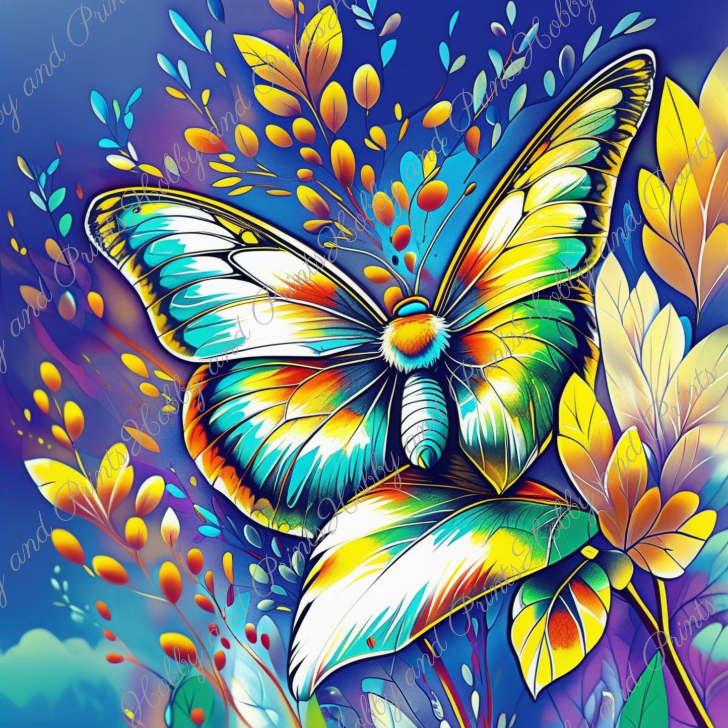 Bunter Schmetterling Theo