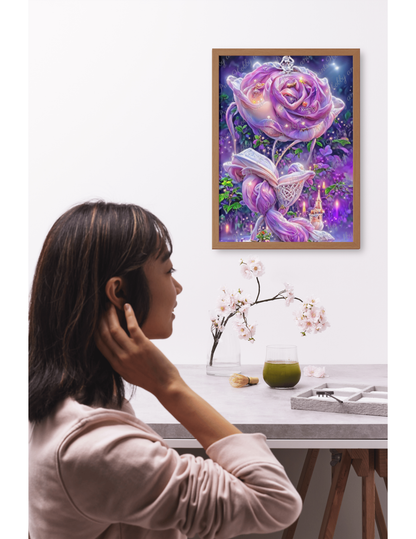 zauberhafte Violette Rose