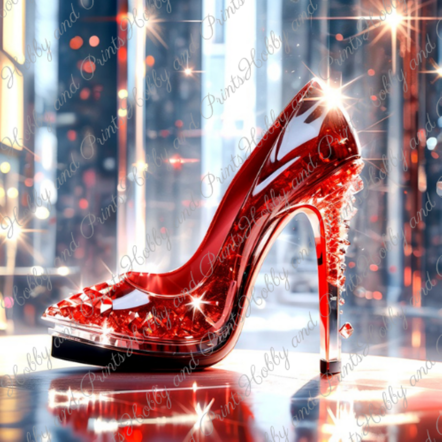 Roter Fashion High-Heel