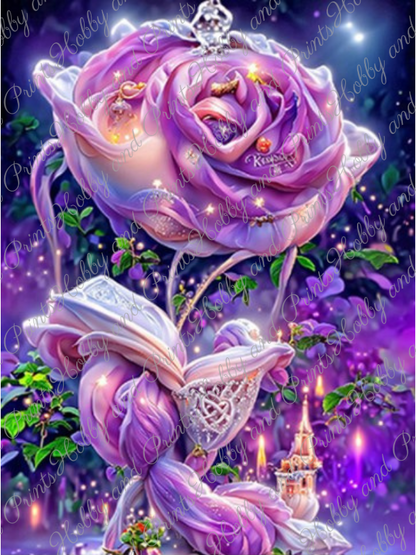 zauberhafte Violette Rose
