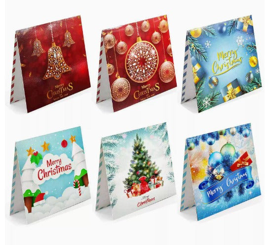 Karten Weihnachten 6er Set