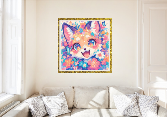 süßer Kawaii Fuchs