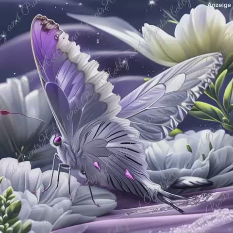 weißer Schmetterling im Traumland