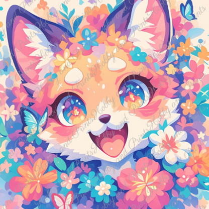 süßer Kawaii Fuchs 40*40cm